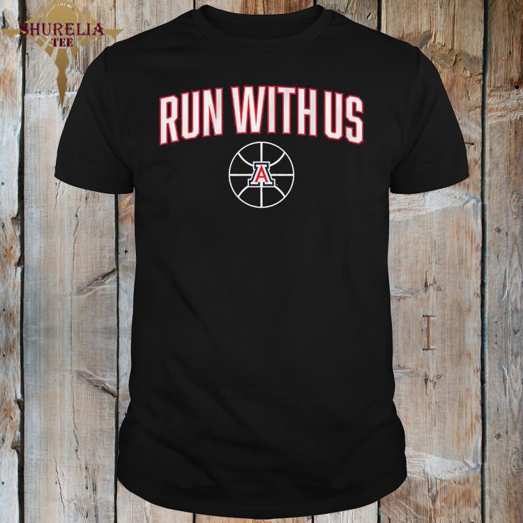Official Arizona basketball run with us shirt