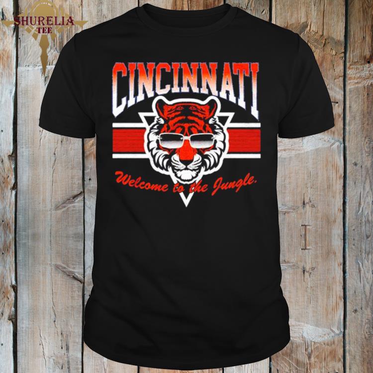 Official Cincinnati welcome to the jungle shirt