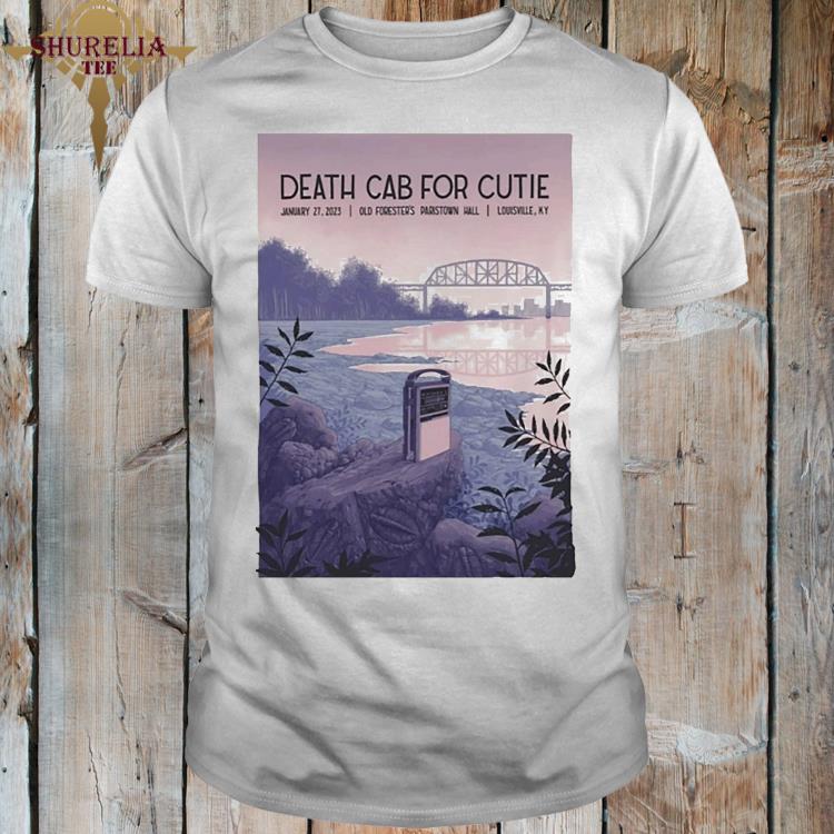 Official Death cab for cutie 2023 january 27th old foresters paristown hall louisville ky shirt