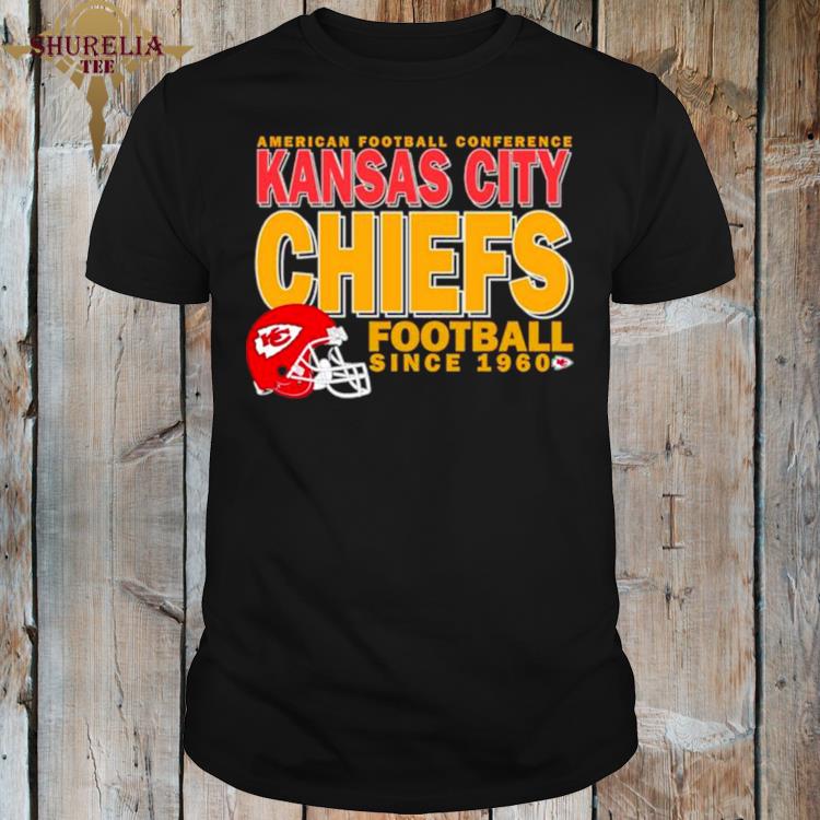 Official Kansas city chiefs american football conference since 1960 shirt
